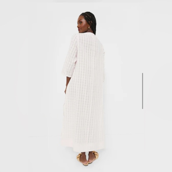 Tuckernuck: Pomander Place Carolina Light Pink Caftan- extra small - Picture 4 of 11